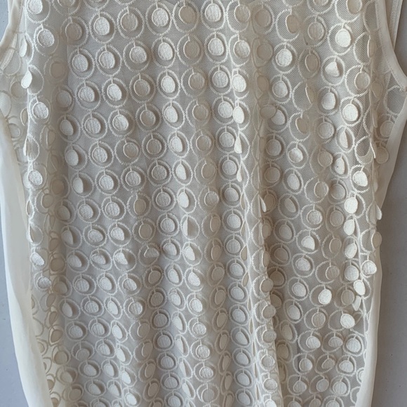 Zara tee shirt collection sheer dress cream medium - Picture 8 of 10